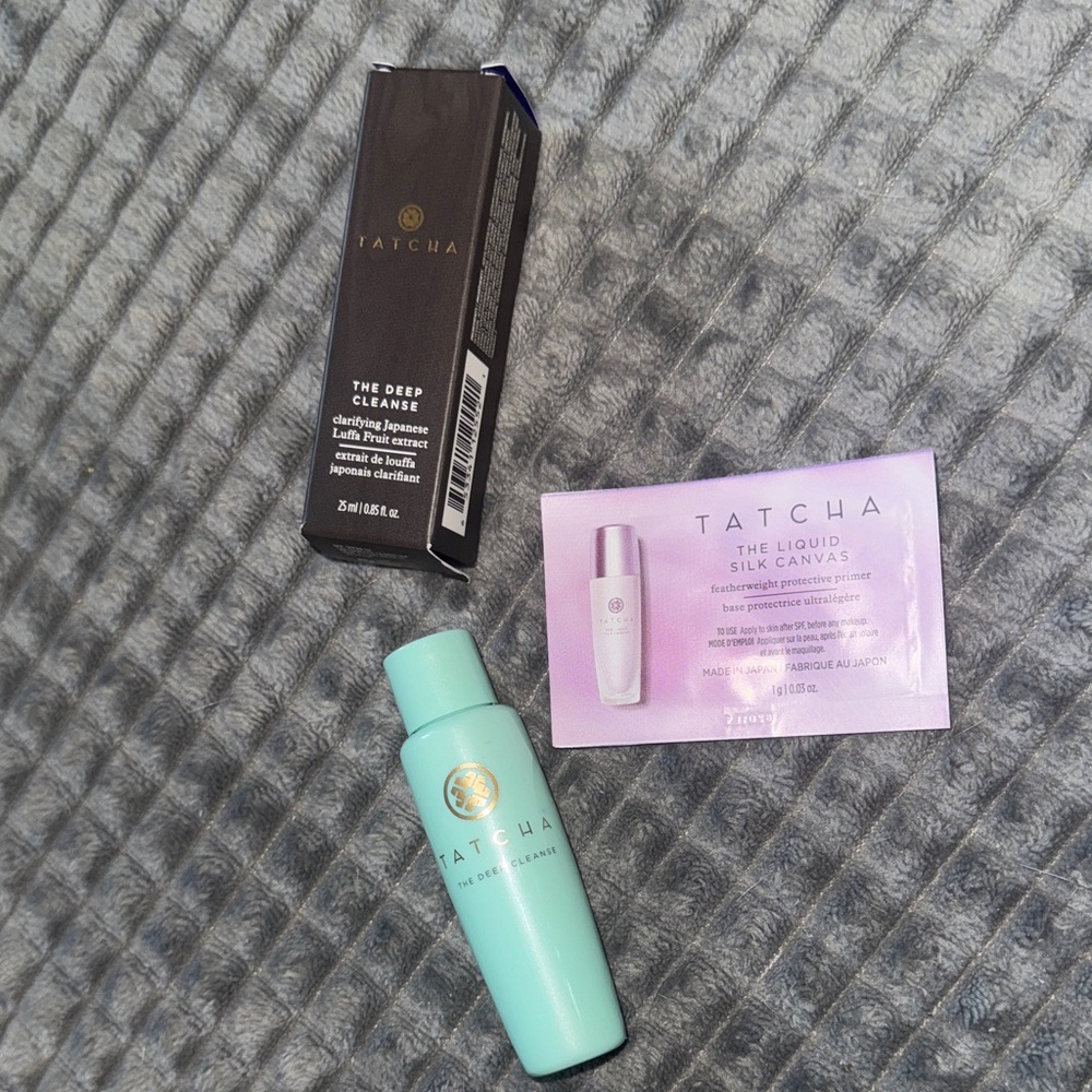 Tatcha Deep Cleanser & Primer Sample Skincare Duo